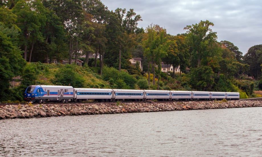 An MTA Siemens Charger locomotive.