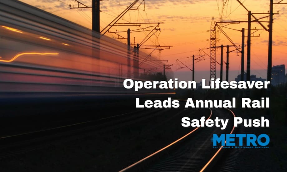 A train passing by during sunset.