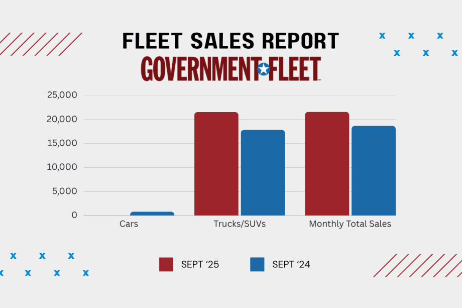 September Sees Increase in Government Vehicle Sales