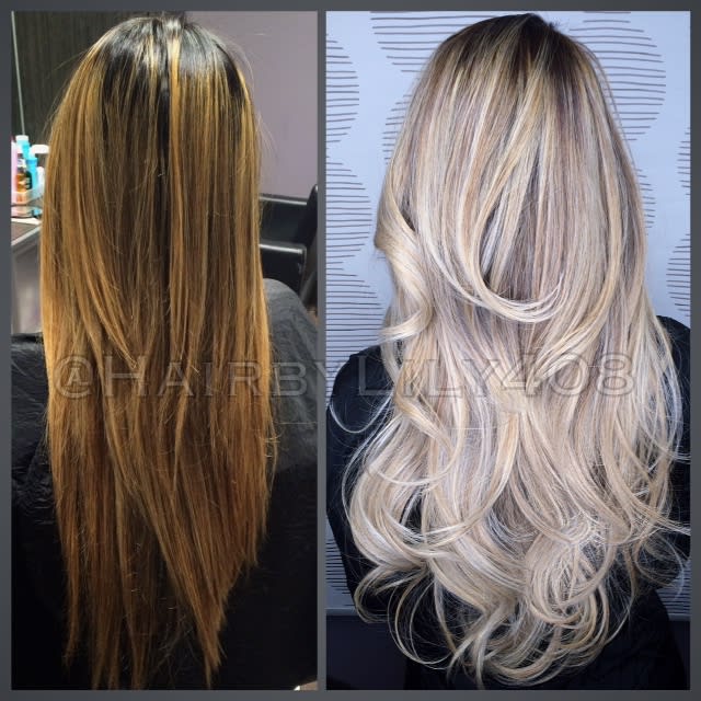 Dark Brown Box Color to Pale Ash Blonde: The Journey