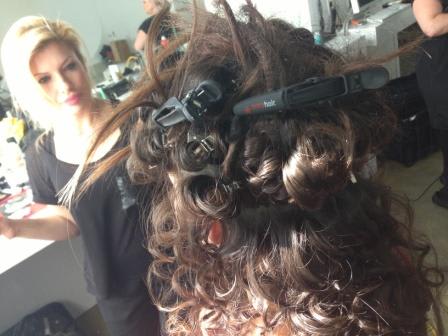 Behind the Scenes: Trying Tri-Texture on Sexy Hair Photo Shoot