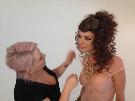Behind the Scenes: Trying Tri-Texture on Sexy Hair Photo Shoot