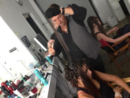 Behind the Scenes: Trying Tri-Texture on Sexy Hair Photo Shoot