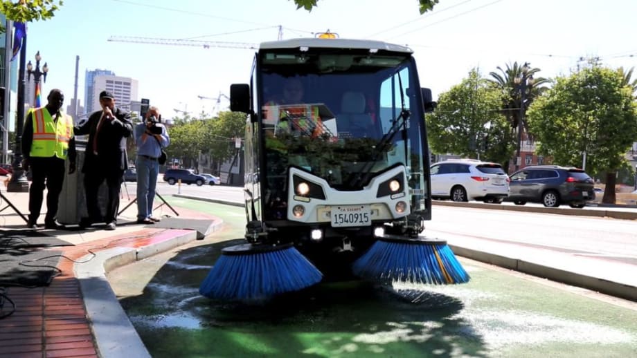 San Francisco Rolls Out Dedicated Bike Lane Sweepers