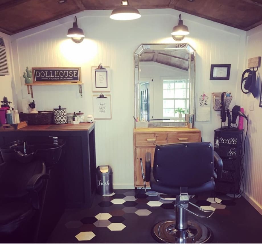 The Sweetest Little "She Shed" Salon