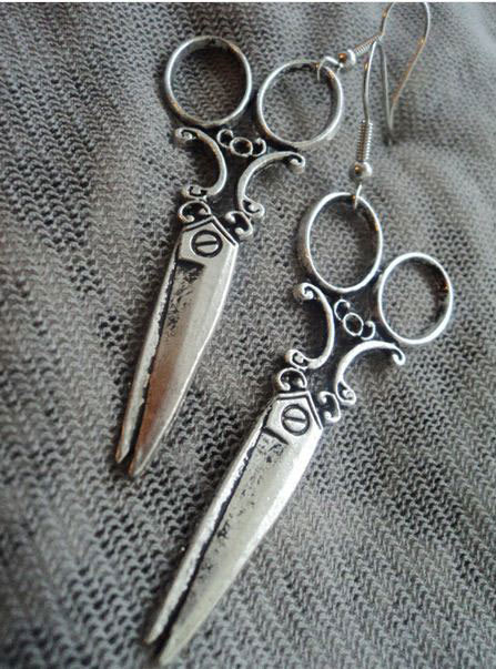 Hairdresser Jewelry: Scissor Necklaces, Bracelets, Earrings