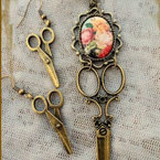 Hairdresser Jewelry: Scissor Necklaces, Bracelets, Earrings