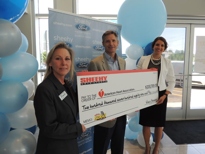 Sheehy Raises More Than $200,000 to Benefit the American Heart Association