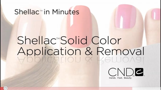 Shellac in Minutes: Shellac Solid Color Application & Removal