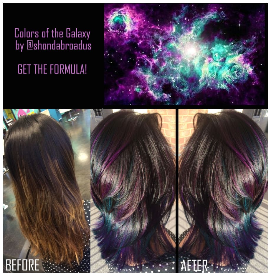 HOW-TO: Dull Ombre to Colors of the Galaxy!