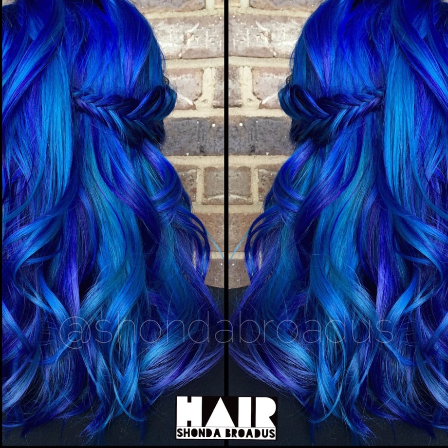 TRANSFORMATION: Faded to Blue and Purple Color Melt