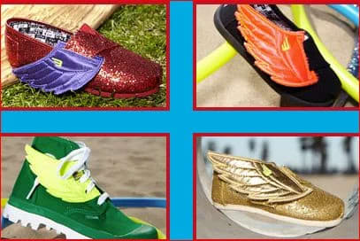 Shwings: Salon Footwear Style Soars with Shoe Wings