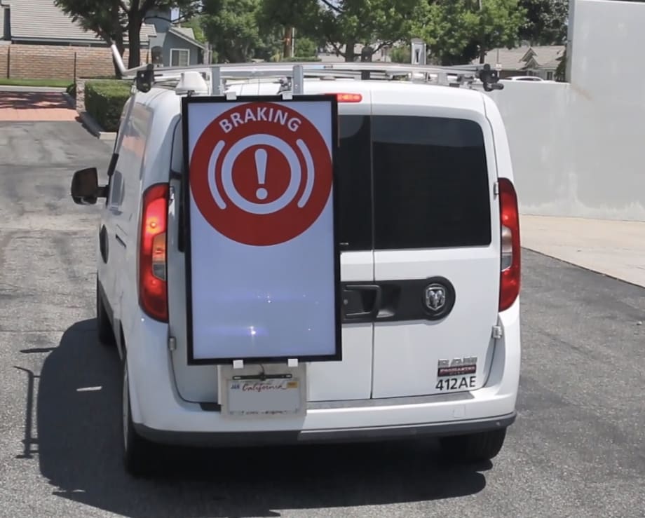 Siemens Installing Digital Panels on its Technician Vans