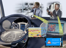 Siemens VDO Introduces New Control Center for Trucks, Fleets

