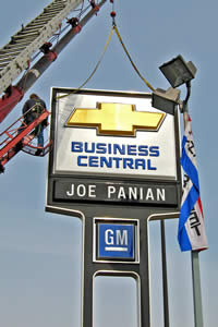 Michigan Chevrolet Dealer First to Show New Business Central Identity Workmen