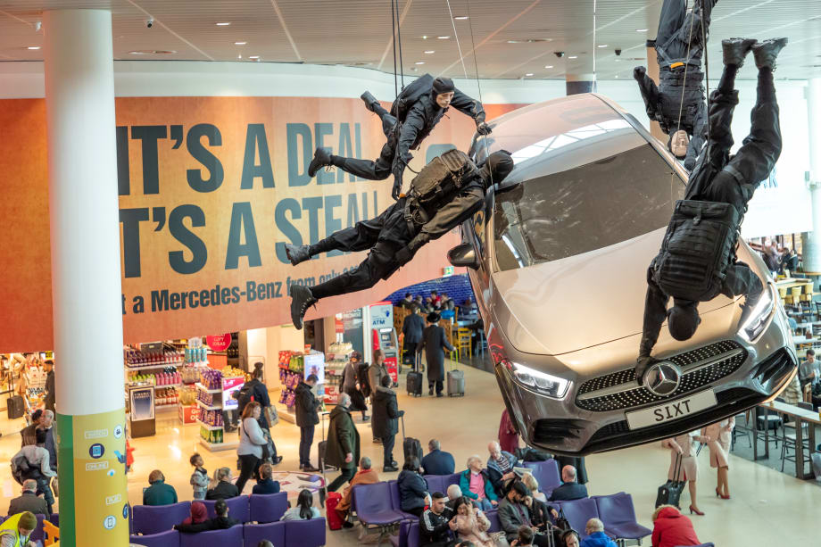 Sixt Debuts Mission Impossible Installation at Manchester Airport