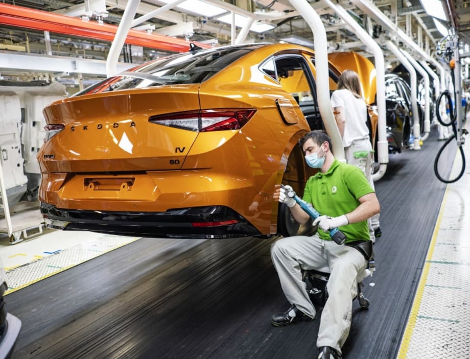 Production Begins on New SKODA All-Electric Coupe