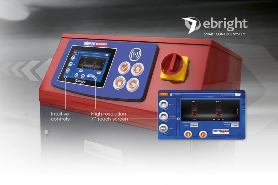 Stertil-Koni Includes Touch Screen Control with Skylift Platform