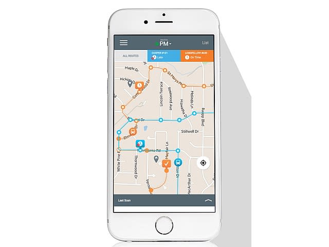 School bus locator app