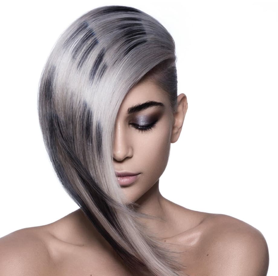 HOW-TO: Smoked Silver Hair Color With Depth and Darkness