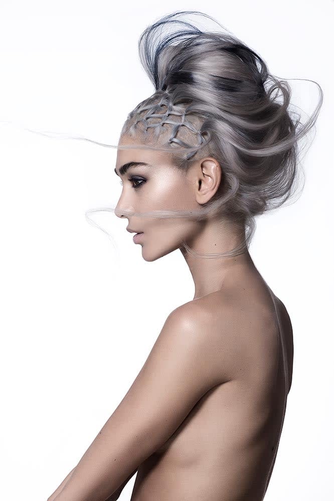 HOW-TO: Smoked Silver Hair Color With Depth and Darkness