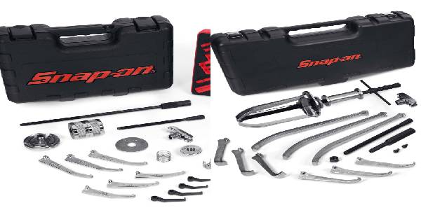 Snap-on Heavy-, Light-Duty Manual Interchangeable Master Puller Sets