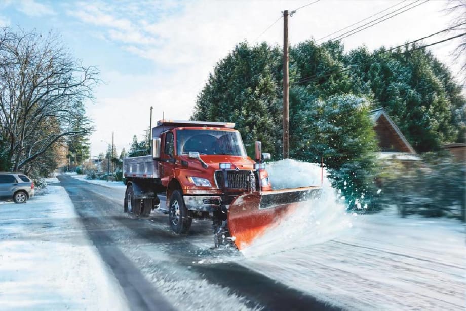 International MV Series Supports Snowplow Applications