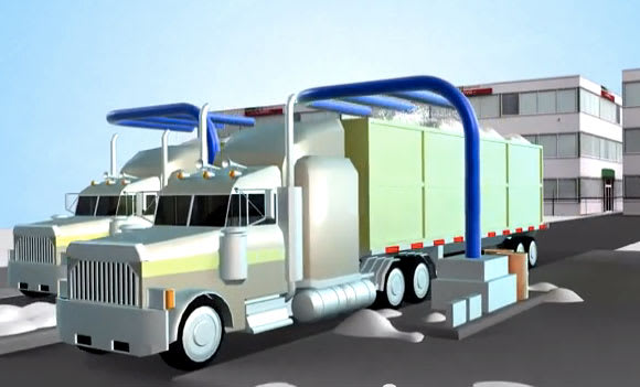 Snow on the Roof? Knock It Off with Compressed Air, Driver Says