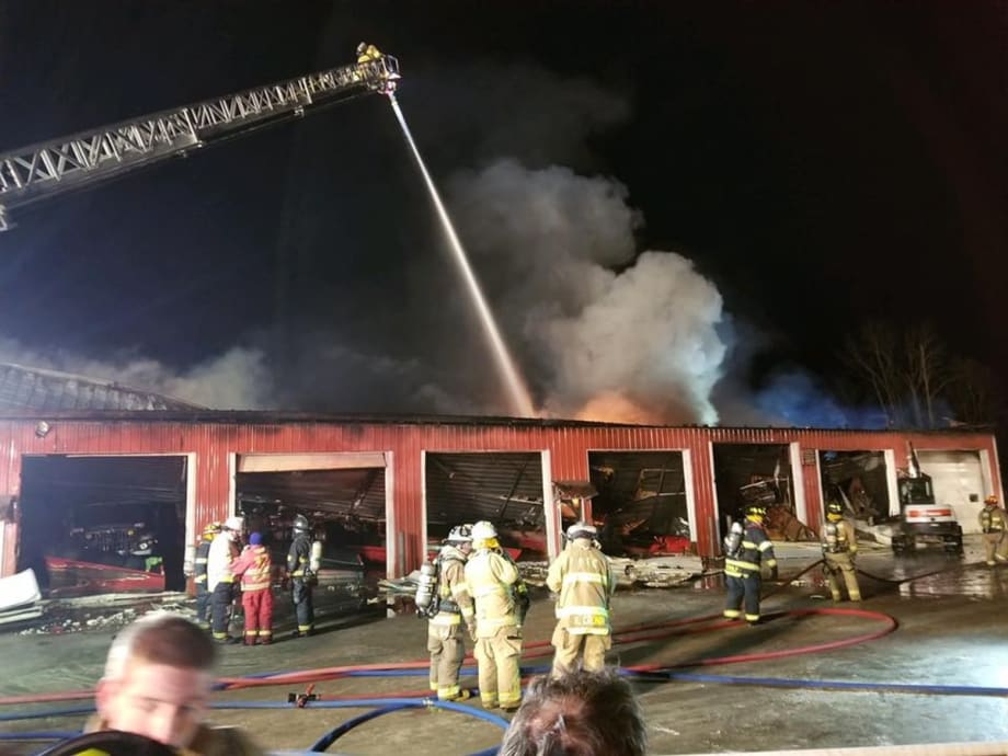 Fire Totals Half of Town’s Snowplow Fleet