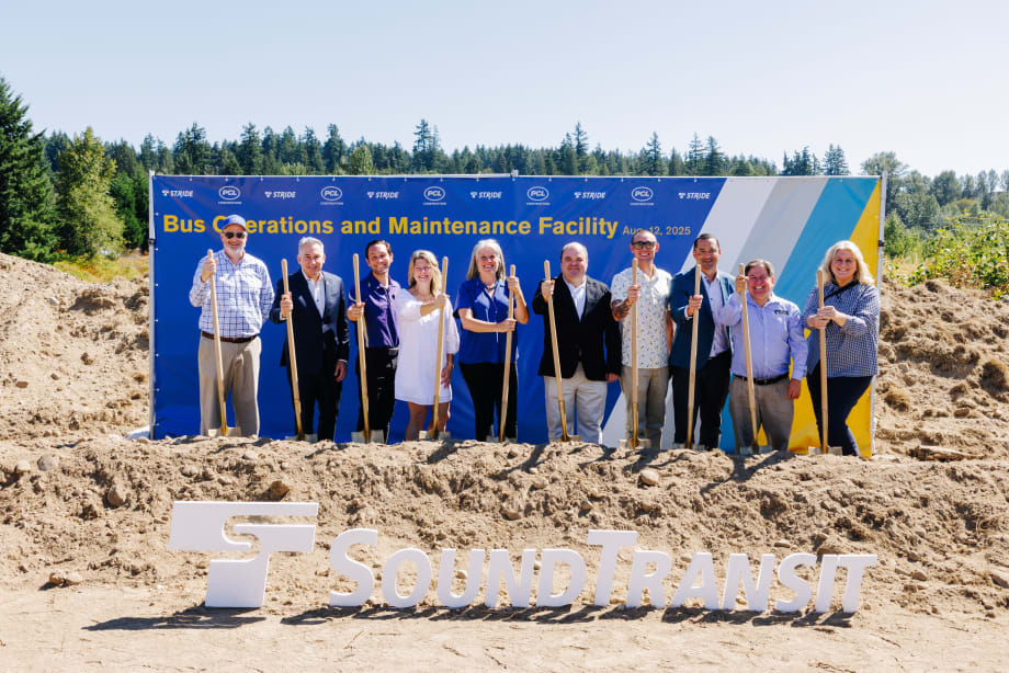 Seattle's Sound Transit Breaks Ground on Bus Operations, Maintenance Facility