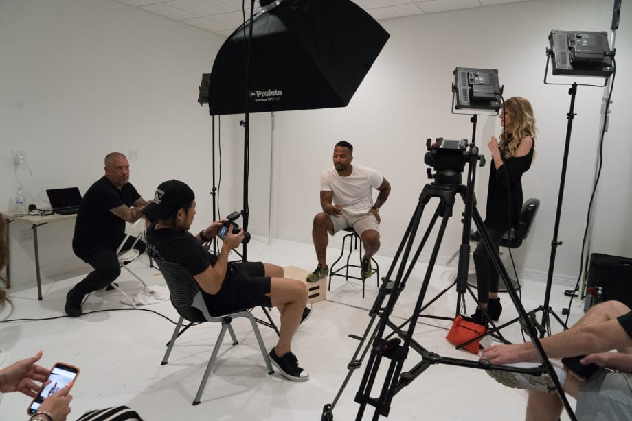 Men's Grooming Specialists: Behind-the-Scenes at Sport Clips Collection Photo Shoot