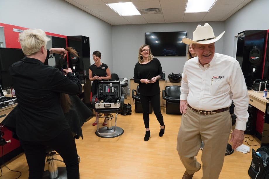 Men's Grooming Specialists: Behind-the-Scenes at Sport Clips Collection Photo Shoot