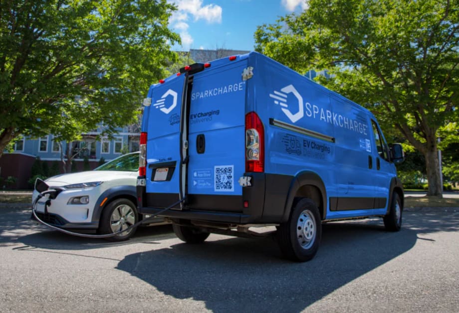 SparkCharge’s Mobile EV Charging Fleet Service Goes Nationwide 