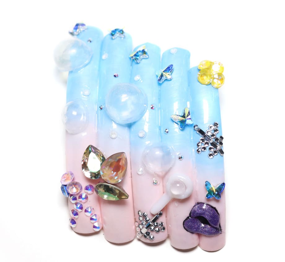 NTNA S. 7 Pre-Challenge 1: Serenity Nail Art (Sparkels)