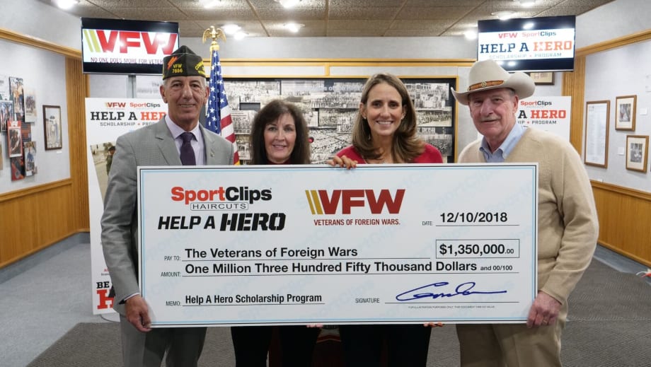 Sport Clips Haircuts Helps Veterans Go Back to School