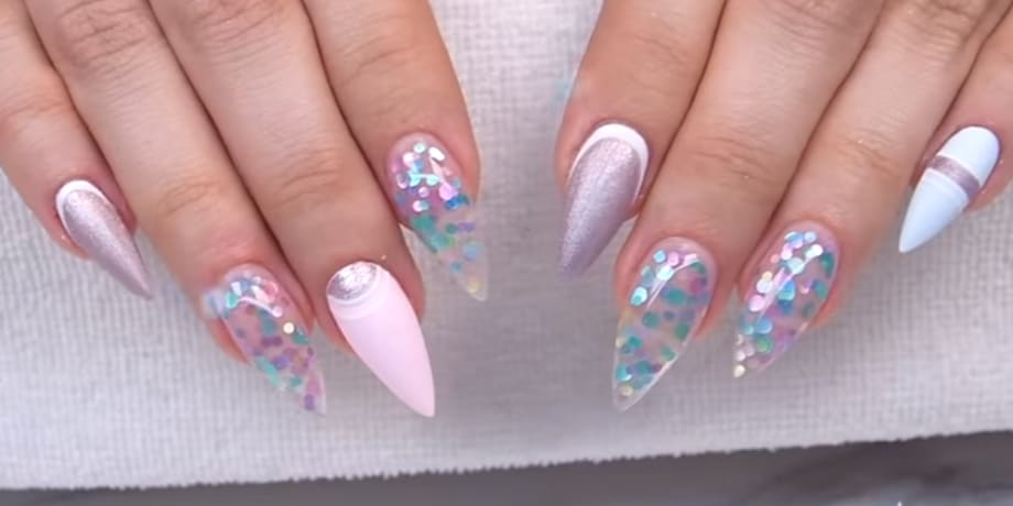 Spring Bubble Nail Art Tutorial
