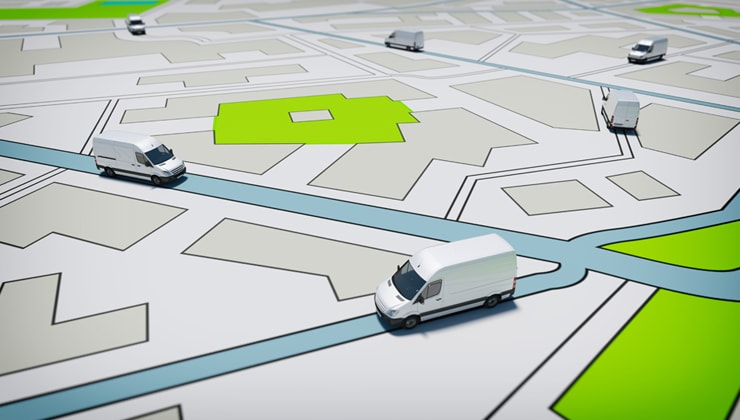 How GPS Tracking Improves ETAs and Communication for Service and Delivery Fleets