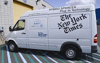 New York Times Gets Plug-In Hybrid