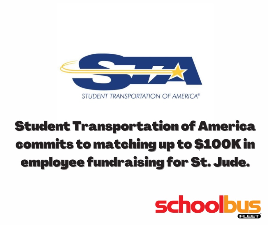Student Transportation of America Launches Giving Campaign with St. Jude