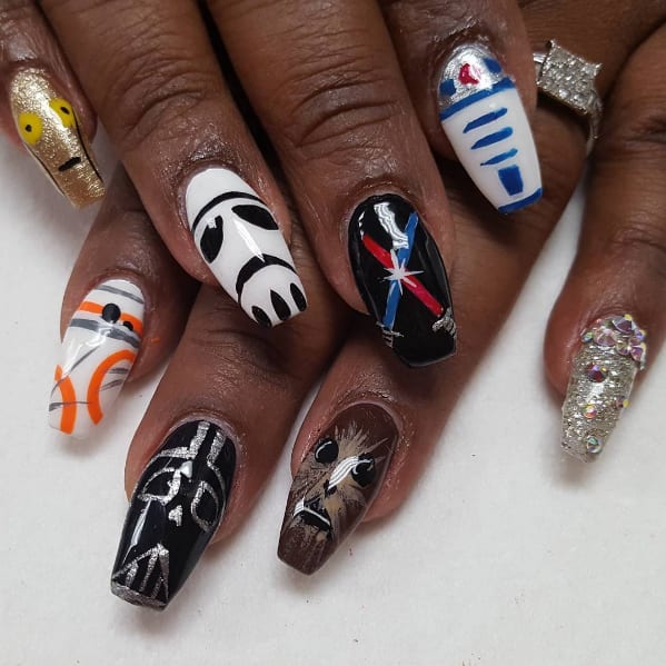 Star Wars Nail Art