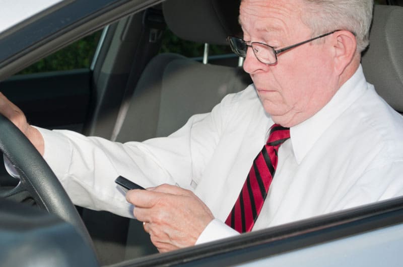 Smartphone Use a Growing Temptation for Older Drivers