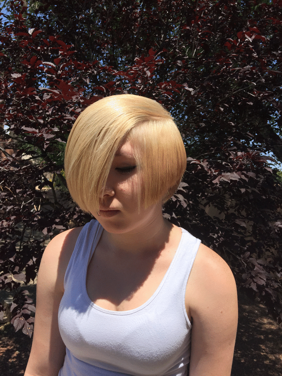THE CHALLENGE: Black/Red To Bright Blonde