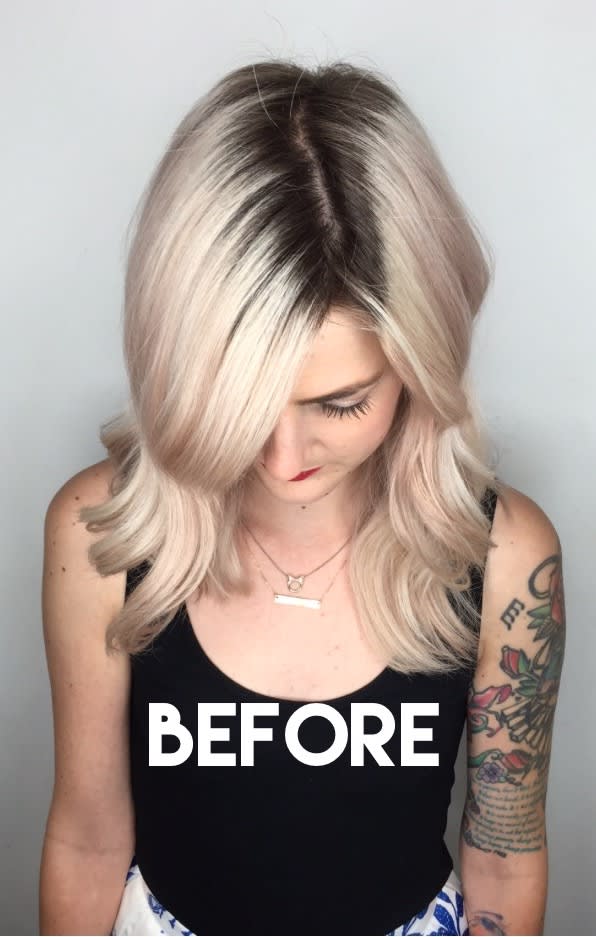 MAKEOVER: Platinum To Red Melt
