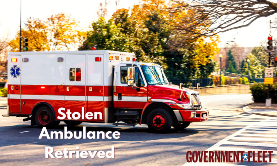 Texas City Quickly Recovers Stolen Ambulance