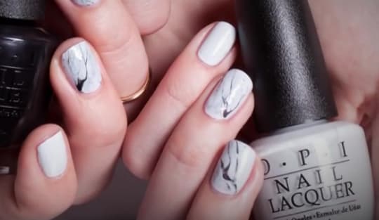 Stone Marble Nails (OPI Venice Polish Collection)