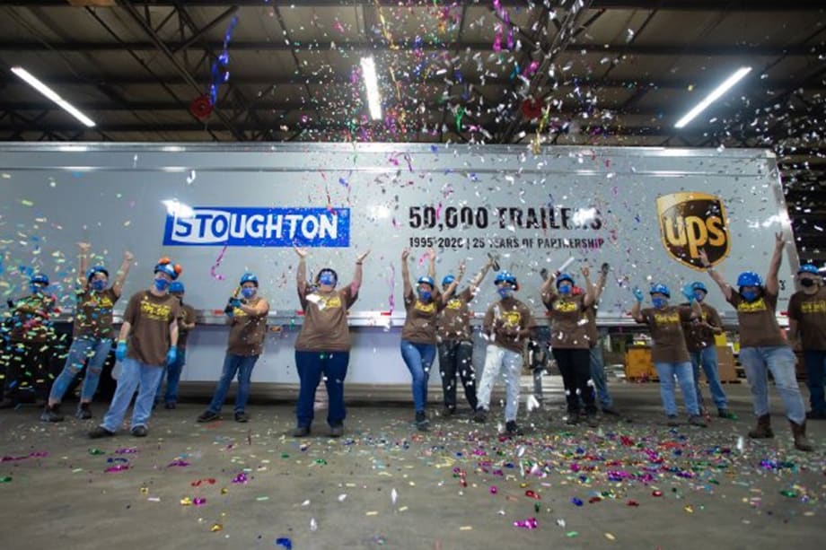 Stoughton Celebrates Milestone with UPS