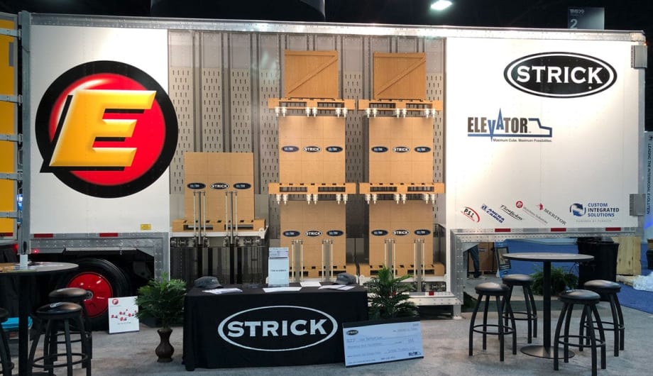 Strick Elevator Allows 25% More Freight in a 28-Foot Pup Trailer