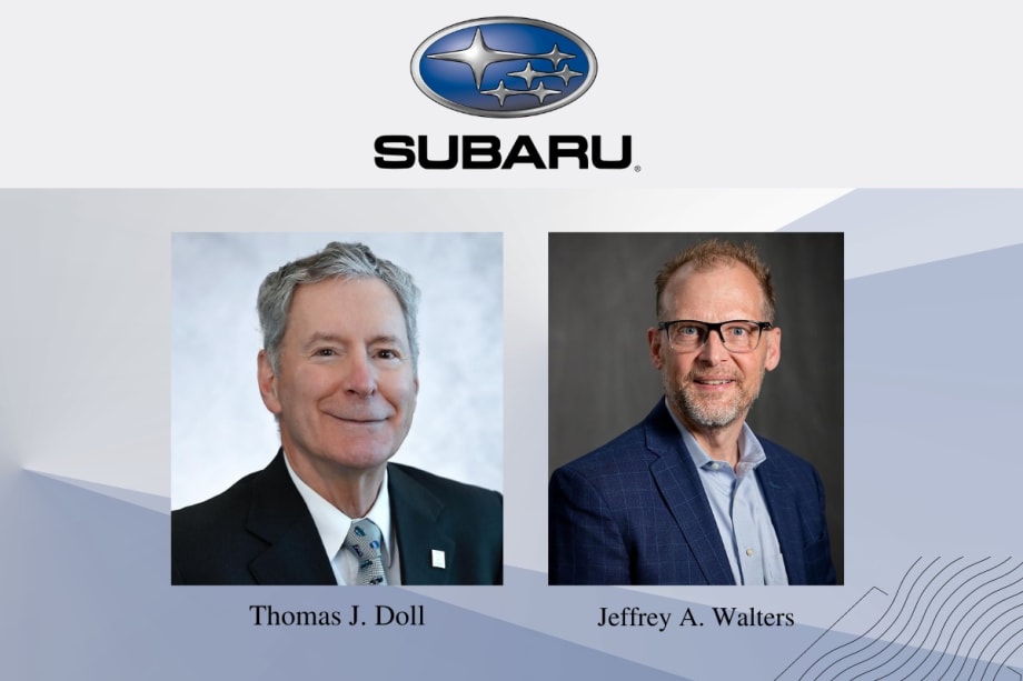 Subaru Announces Executive Changes