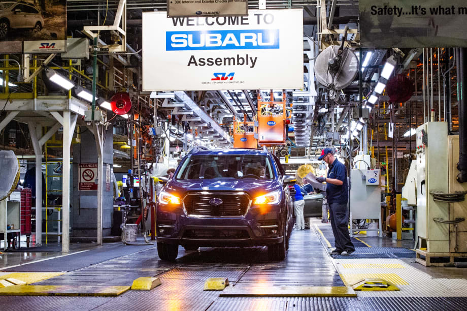 Subaru's Ascent Three-Row SUV Begins Production