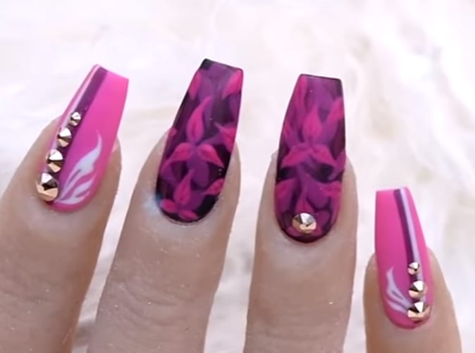 Easy Summer Ballerina Nail Art Tutorial